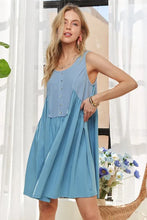 Load image into Gallery viewer, New Summer Decorative Button Sleeveless Babydoll Dress For Women – Flowy &amp; Feminine, Trendy, Stylish, Fashionable, Summer Dress
