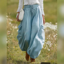 Load image into Gallery viewer, Drawstring Elastic Waist Loose-Fit Casual Trousers | 5 Colors
