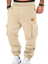 Load image into Gallery viewer, Men's Full Size Drawstring Cargo Jogger Pants Plus Size
