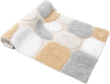 Load image into Gallery viewer, 🛁 EcoSoft™ 100% Cotton Pebble Bath Runner – Machine Washable, Non-Slip Latex Backing, Spa-Inspired Comfort – 24"x60"
