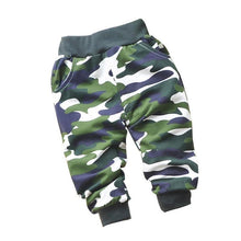 Load image into Gallery viewer, Baby Pants Spring &amp; Autumn Lovely Cotton Camouflage Baby Boy Pants Newborn Baby Girls Pants 0-2 Year Pants in Modern Military Design
