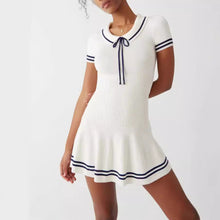Load image into Gallery viewer, Women’s Striped Knit Midi Dress
