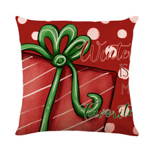 Load image into Gallery viewer, Christmas Decorations Pillow Covers Sofa Square Throw Pillow Cases Stamping Snowflake Waist Cushion Cover Home Bed Decor
