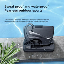 Load image into Gallery viewer, Comfortable Bluetooth Earpiece Wireless Earphone Bluetooth 5.0 Handsfree Earpiece Noise Cancelling HiFi Headset With Dual HD Mic For All Smart Phones Ear Wireless Bluetooth Sport Lightweight Headphones With Case Standby Time For Business Workout Driving
