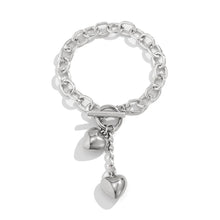 Load image into Gallery viewer, Thick Chain Lock and Key Pendant Necklace - Trendy Fashion Jewelry
