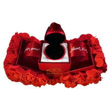 Load image into Gallery viewer, Valentine's Day Soap Rose Gift Box - Crystal Pendant Necklace Set

