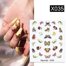 Load image into Gallery viewer, Abstract Lady Face Water Decals Fruit Flower Summer Leopard Alphabet Leaves Nail Stickers Water Black Leaf Sliders Marble Nail Art Stickers Water Transfer Nail Decals Full Wraps Gradient Acrylic Nail Kits for Women Manicure Decoration
