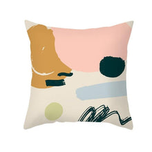 Load image into Gallery viewer, Abstract Line Drawing Cushion Case Modern Abstract Painting Pillow Case Beautiful Art Cushion Covers Art Sofa Pillows Case Livingroom Decorative Pillow 45x45CM
