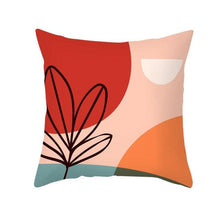 Load image into Gallery viewer, Abstract Line Drawing Cushion Case Modern Abstract Painting Pillow Case Beautiful Art Cushion Covers Art Sofa Pillows Case Livingroom Decorative Pillow 45x45CM
