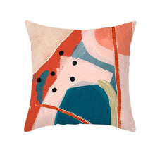 Load image into Gallery viewer, Abstract Line Drawing Cushion Case Modern Abstract Painting Pillow Case Beautiful Art Cushion Covers Art Sofa Pillows Case Livingroom Decorative Pillow 45x45CM
