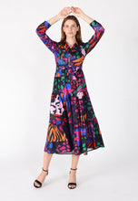 Load image into Gallery viewer, Abstract Print Full Sleeve Long Dress

