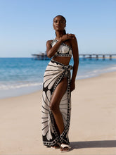 Load image into Gallery viewer, Women's High-Neck Swimsuit – Built-In Shelf Bra Beach Swimwear
