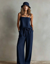 Load image into Gallery viewer, Women's Spaghetti Strap Cami Top &amp; Wide-Leg Pants Two-Piece Set
