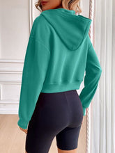 Load image into Gallery viewer, Relaxed Minimalist Zip-Up Dropped Shoulder Hooded Jacket Casual &amp; Comfortable Lightweight Outerwear
