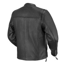 Load image into Gallery viewer, Ace Men's Leather Motorcycle Jacket
