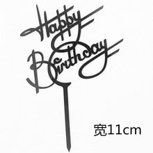 Load image into Gallery viewer, Acrylic One Cake Topper Top Cake One Cake Topper Birthday Cake Topper Double Sided For Anniversaries And Parties  Birthday Party Cupcake Toppers Flags Wedding Baby Shower Supplies Lovely Baking Dessert Decorations
