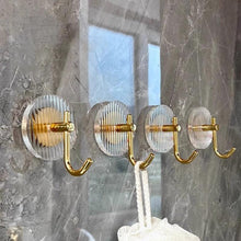 Load image into Gallery viewer, Acrylic Self Adhesive Hooks Wall Hook Home Décor Bathroom Towel Hooks Rack Hanging Coat Hanger Door Back Keys Hanger Bag Holder Wall Hanger Storage Organizer for Living Room Bedroom Wall Door
