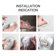 Load image into Gallery viewer, Acrylic Toilet Paper Holder Tissue Rack Wall Mounted Bathroom Kitchen Roll Holder Paper Tissue Rack Hook Modern Black Hanger Toilet Tissue Roll Holders Dispenser And Hangers Wall Mounted For Bathroom  Kitchen
