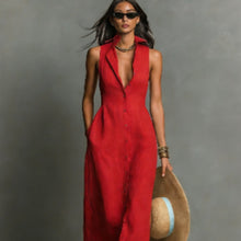 Load image into Gallery viewer, Women's Casual Polyester Midi Dress
