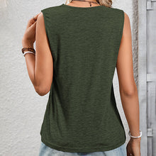 Load image into Gallery viewer, V-Neck Top for Women – Casual Loose-Fit Summer Blouse
