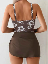 Load image into Gallery viewer, Printed Flower With Wide Straps : One-Piece Swimwear
