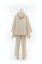 Load image into Gallery viewer, Women's Cape-Sleeve Hoodie &amp; Wide-Leg Pants Resort Set
