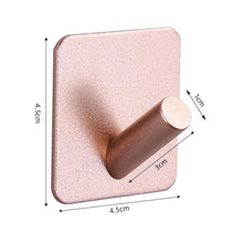 Load image into Gallery viewer, Adhesive Wall Hooks Mounted Door Key Cloth Coat Bathroom Robe Hanger Kitchen Hardware Rack Shelf Bag Hook Organizer For Hanging  Bathroom Toilet Sticky Hook
