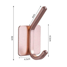 Load image into Gallery viewer, Adhesive Wall Hooks Mounted Door Key Cloth Coat Bathroom Robe Hanger Kitchen Hardware Rack Shelf Bag Hook Organizer For Hanging  Bathroom Toilet Sticky Hook
