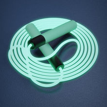 Load image into Gallery viewer, Adjustable Night Glowing Skipping Rope Luminous Jump Ropes Exercise LED Light Up Outdoor Fitness Training Luminous Adjustable Skipping Rope Glowing Tangle Free Jumping Rope For Girls Women Men Fitness Exercise Workout 2.8m

