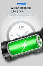 Load image into Gallery viewer, Adjustable Rechargeable Strong Mini Pocket Sized Flashlight LED Multifunctional High Lumen Light Ultra-bright Portable Flashlights Outdoor Waterproof Flashlight For Running Walking
