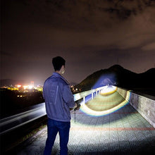 Load image into Gallery viewer, Adjustable Rechargeable Tactical Flashlight USB LED  Super Bright Zoomable IPX65 Waterproof Portable Torchlight Flash Lamp USB Charging For Hiking Camping Running Fishing
