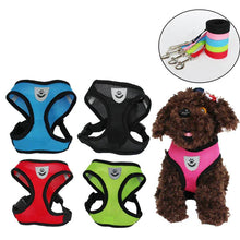 Load image into Gallery viewer, Adjustable Reflective Pet Harness with Leash
