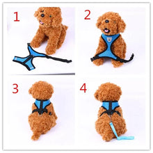 Load image into Gallery viewer, Adjustable Reflective Pet Harness with Leash
