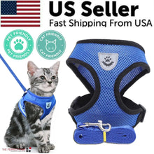 Load image into Gallery viewer, Adjustable Reflective Pet Harness with Leash
