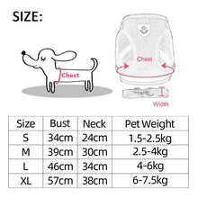 Load image into Gallery viewer, Adjustable Reflective Pet Harness with Leash
