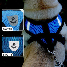 Load image into Gallery viewer, Adjustable Reflective Pet Harness with Leash
