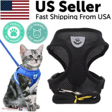 Load image into Gallery viewer, Adjustable Reflective Pet Harness with Leash
