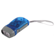 Load image into Gallery viewer, Adjustable Super Bright LED Light Hand Press Flashlight Waterproof Wind Up Light Hand Crank Flashlight Torch Light Crank Lamp Power For Hiking Outdoor Home Camping
