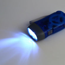 Load image into Gallery viewer, Adjustable Super Bright LED Light Hand Press Flashlight Waterproof Wind Up Light Hand Crank Flashlight Torch Light Crank Lamp Power For Hiking Outdoor Home Camping
