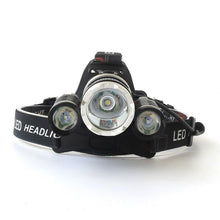 Load image into Gallery viewer, Adjustable Zoomable Headlamp Ultra Bright Rechargeable LED Bright High Lumen Head Lights Head Lamp Waterproof Flashlight For Outdoor Cmaping Fishing Hiking Biking Fishing Headlamp  Running Headlamp
