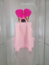 Load image into Gallery viewer, Adorable Pink Backpack Makeup Brush Holder - Stylish Organizer for Glam Lovers
