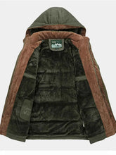 Load image into Gallery viewer, Men's Plus Size Winter Warm Hooded Parka Coat
