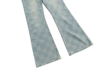 Load image into Gallery viewer, AZUL CHECKERED FLARE DENIM
