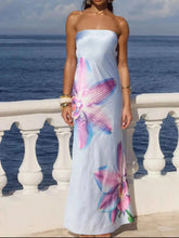 Load image into Gallery viewer, Stylish Printed : Tube Maxi Dress
