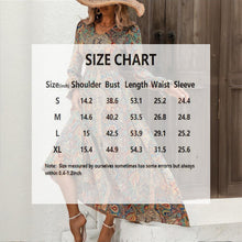 Load image into Gallery viewer, Retro Geometric Print Maxi Dress
