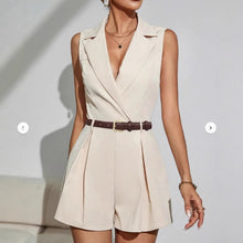 Load image into Gallery viewer, Women’s Elegant Pleated Wide Leg Jumpsuit
