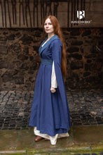 Load image into Gallery viewer, Dress Agnes Dark Blue/Woad Blue
