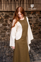 Load image into Gallery viewer, Wool Surcot Albrun Autumn Green
