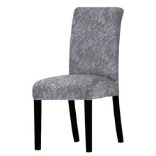 Load image into Gallery viewer, All black flower printed Chair Cover Washable Removable big elastic seat Covers Slipcovers Stretch for banquet hotel arm wedding
