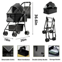 Load image into Gallery viewer, All-In-One Pet Travel Stroller and Carrier

